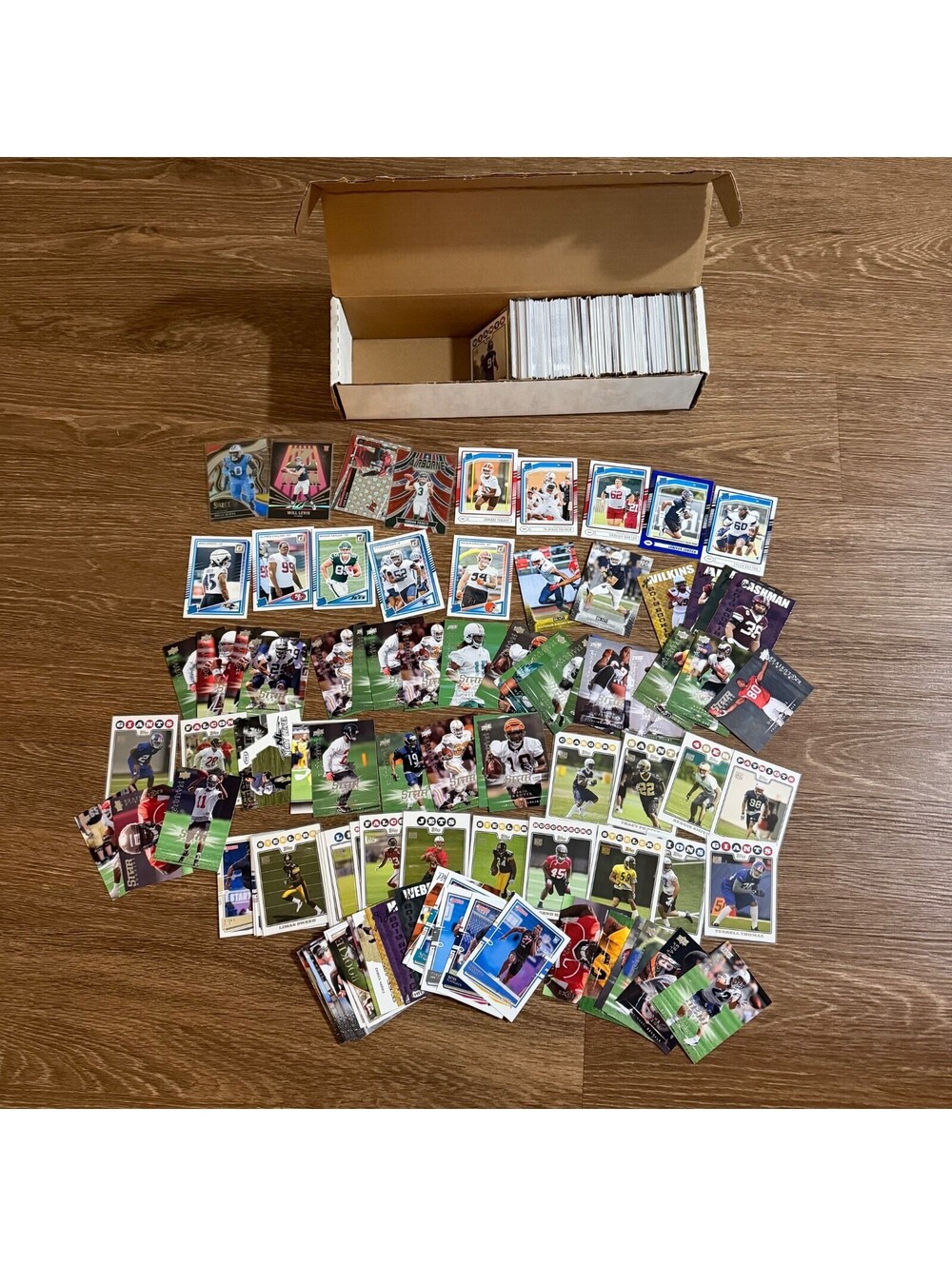 500+ Football Rookie Card Bulk Lot - Panini Donruss Rated Rookies, Select, Topps